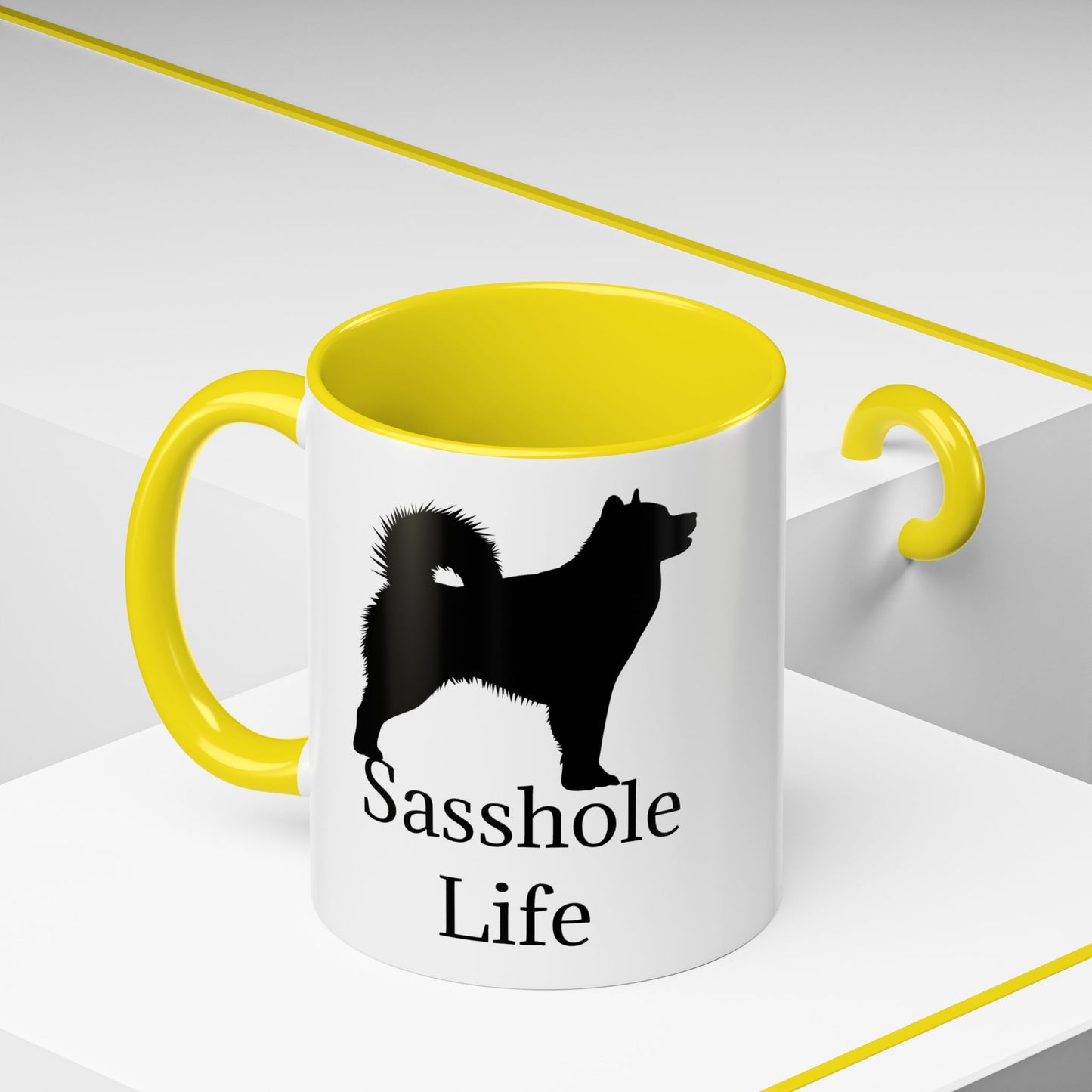 Sasshole Life 2-Tone Coffee Mug