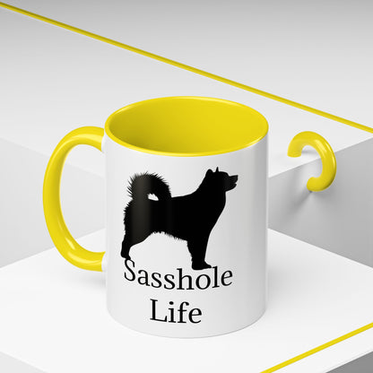 Sasshole Life 2-Tone Coffee Mug