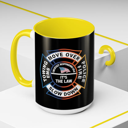 Let First Responders Live 2-Tone Coffee Mug