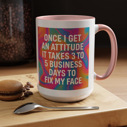 Fix My Face 2-Tone Coffee Mug