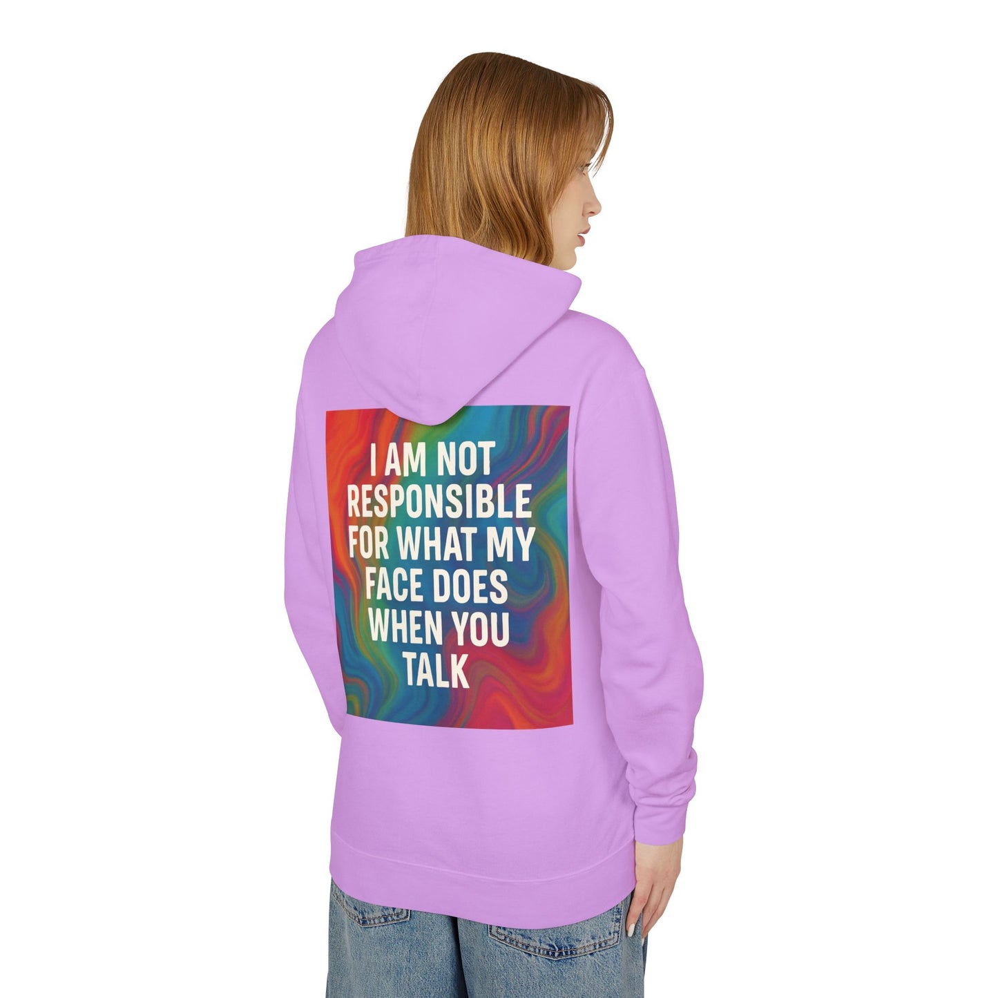 When You Talk Unisex Lightweight Hoodie