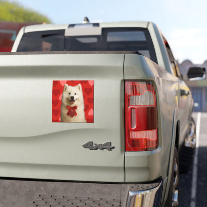 Cupid's Companion Samoyed Indoor/Outdoor Magnet