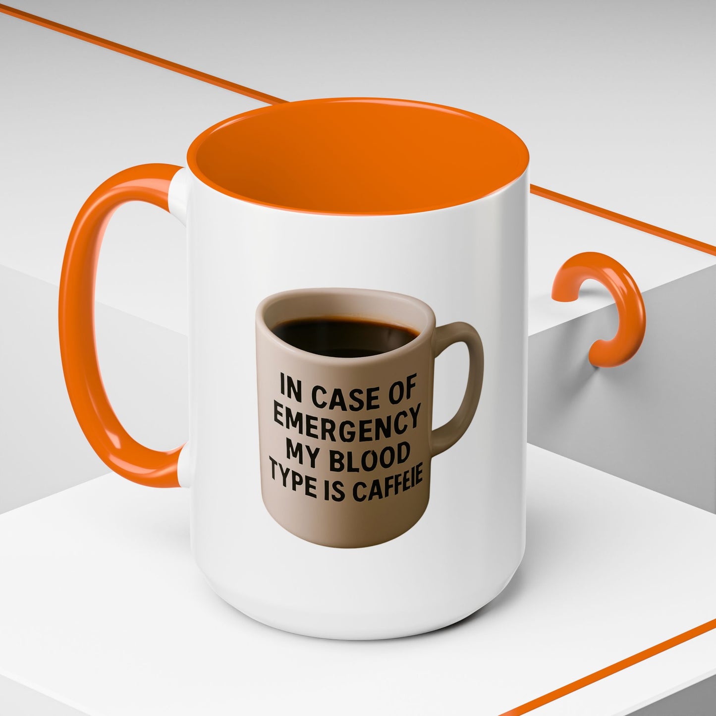 Blood Type 2-Tone Coffee Mug