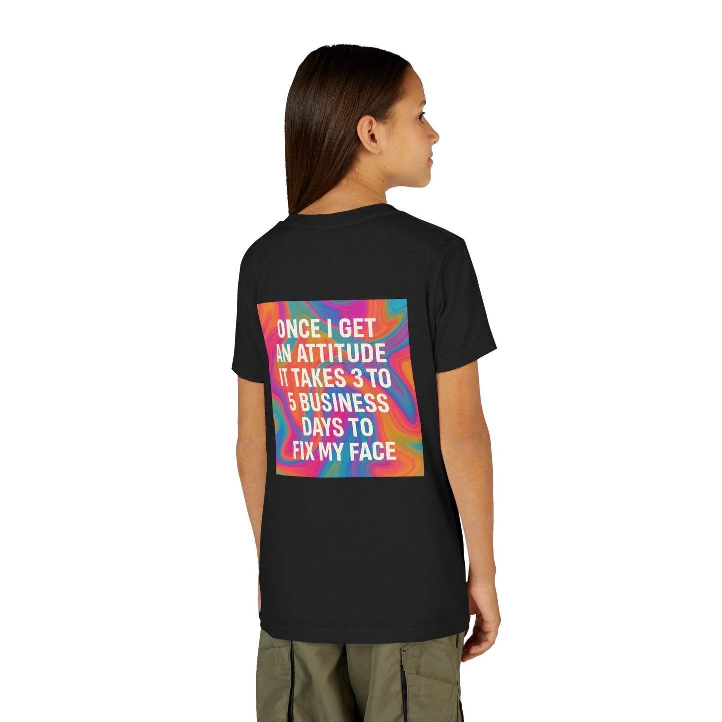 Fix My Face Youth Unisex Short Sleeve Crewneck Tee