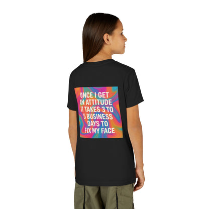 Fix My Face Youth Unisex Short Sleeve Crewneck Tee
