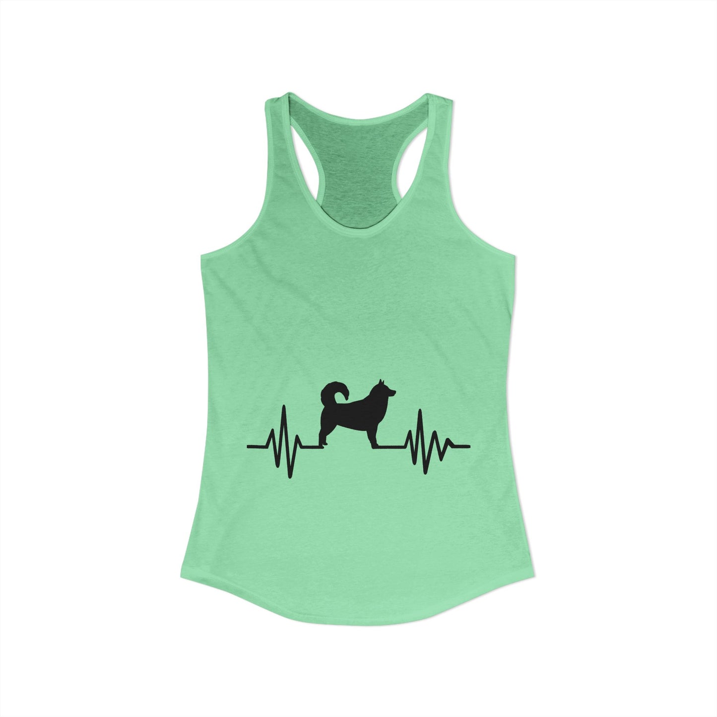 My Heart Beats For Malamutes Women's Racerback Tank