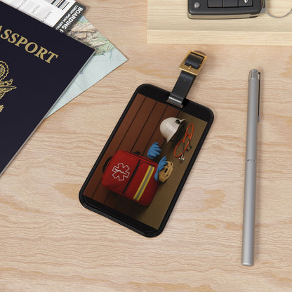 EMS Appreciation Leather Strap Luggage Tag