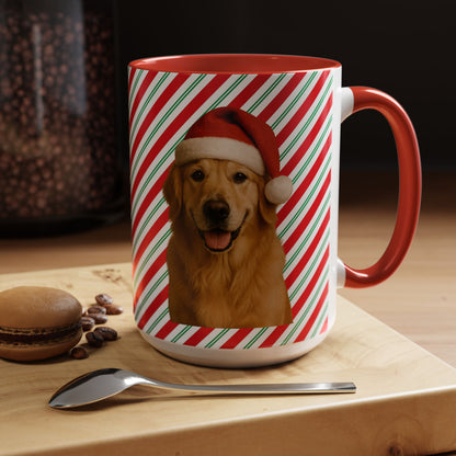 Santa Paws Golden 2-Tone Coffee Mug