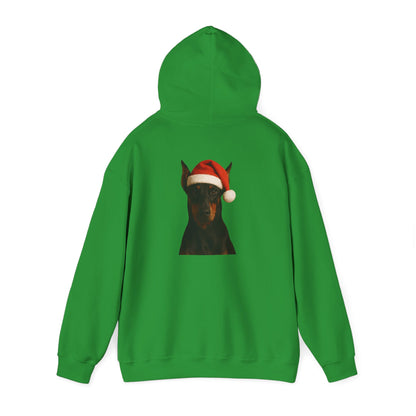 Santa Paws Doberman Unisex Hoodie