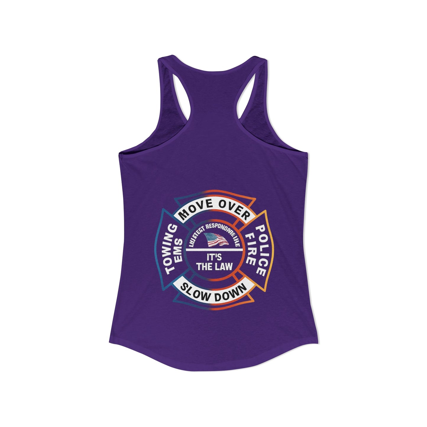 Let First Responders Live Women's Racerback Tank