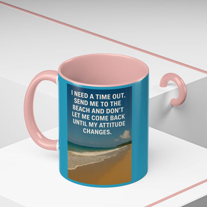 Time Out 2-Tone Coffee Mug