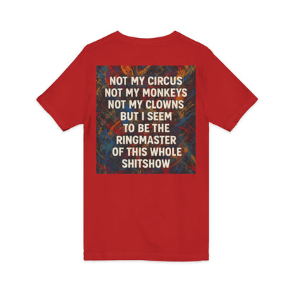 Ringmaster Unisex Short Sleeve V-Neck Tee