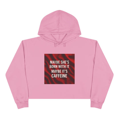 Born With It Women's Crop Hoodie