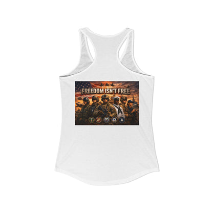 Freedom Isn't Free Women's Racerback Tank