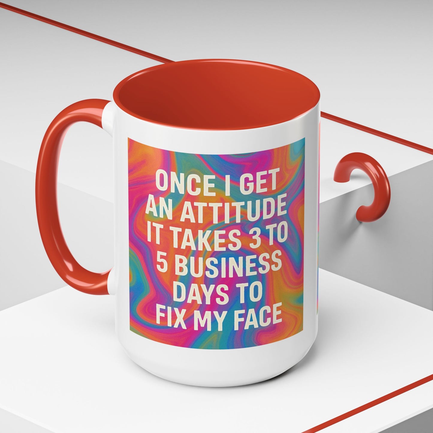 Fix My Face 2-Tone Coffee Mug
