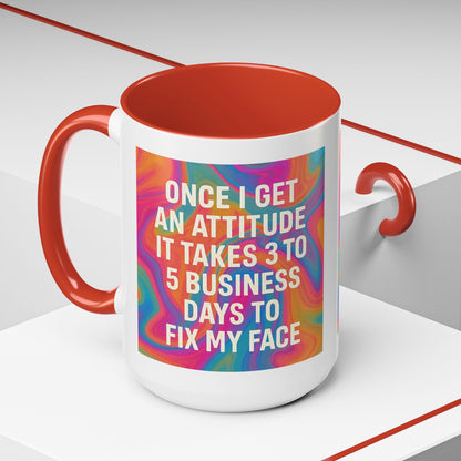 Fix My Face 2-Tone Coffee Mug