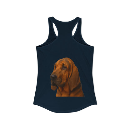 Bloodhound Head Women's Racerback Tank