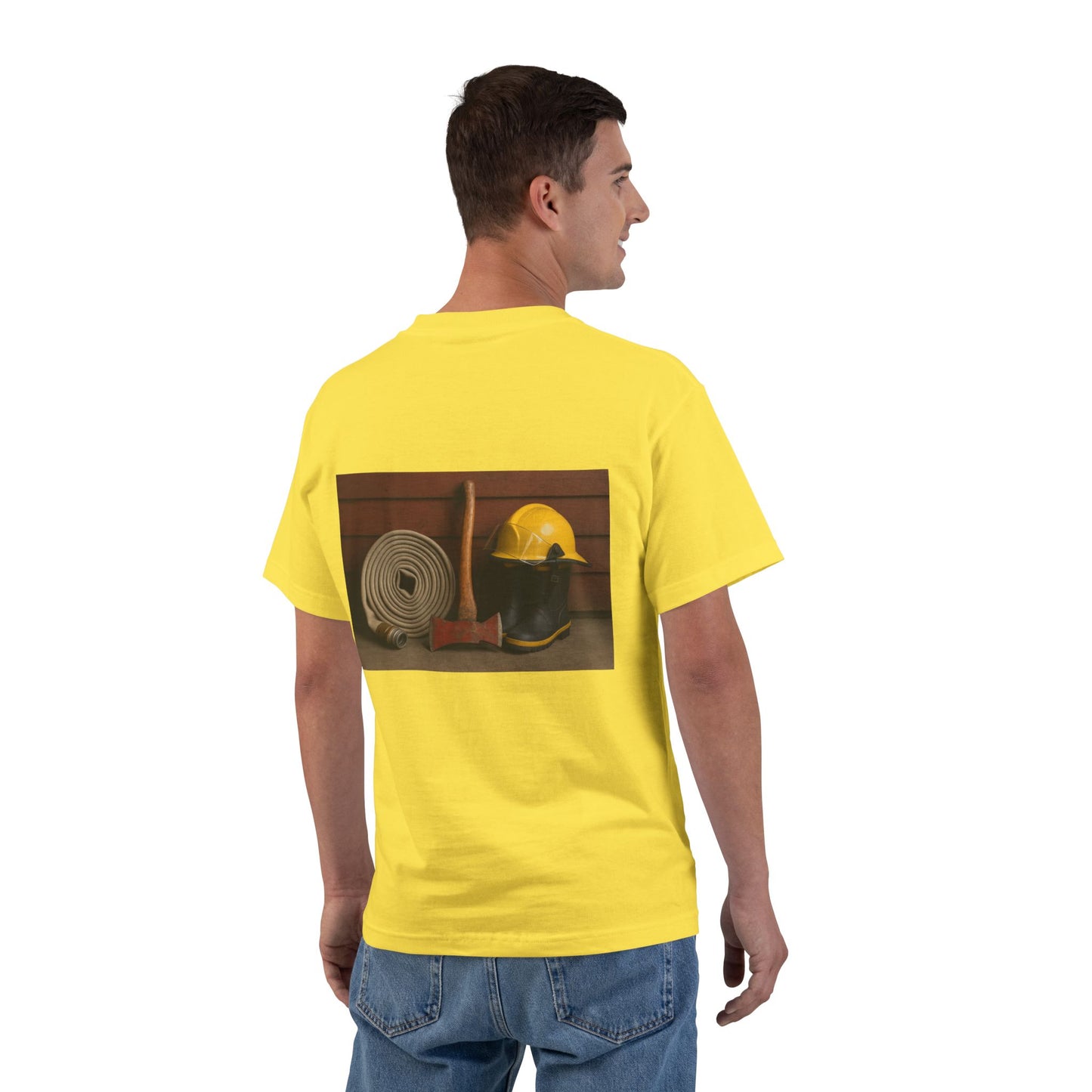 Fire/Rescue Appreciation Men's Short-Sleeve Crewneck Tee