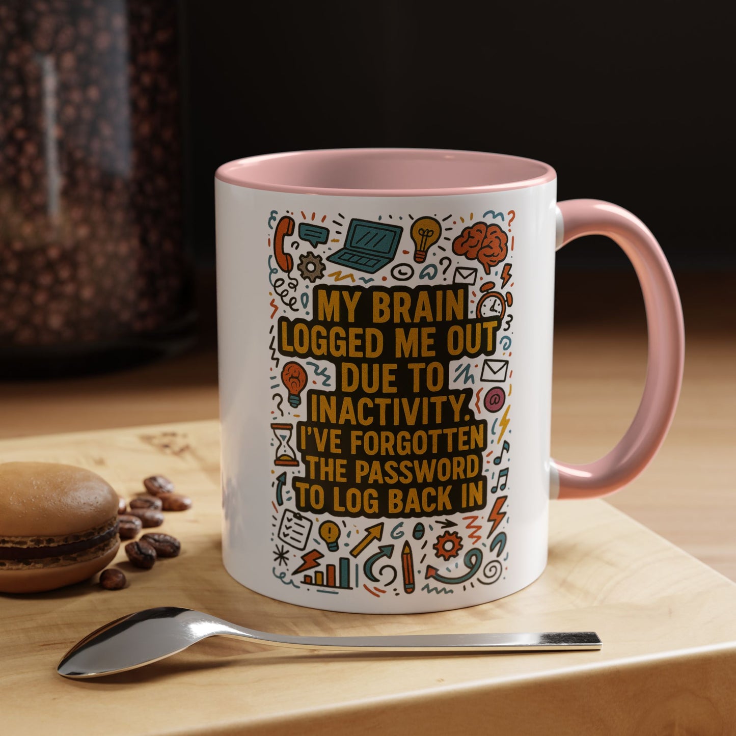 Logged Out 2-Tone Coffee Mug
