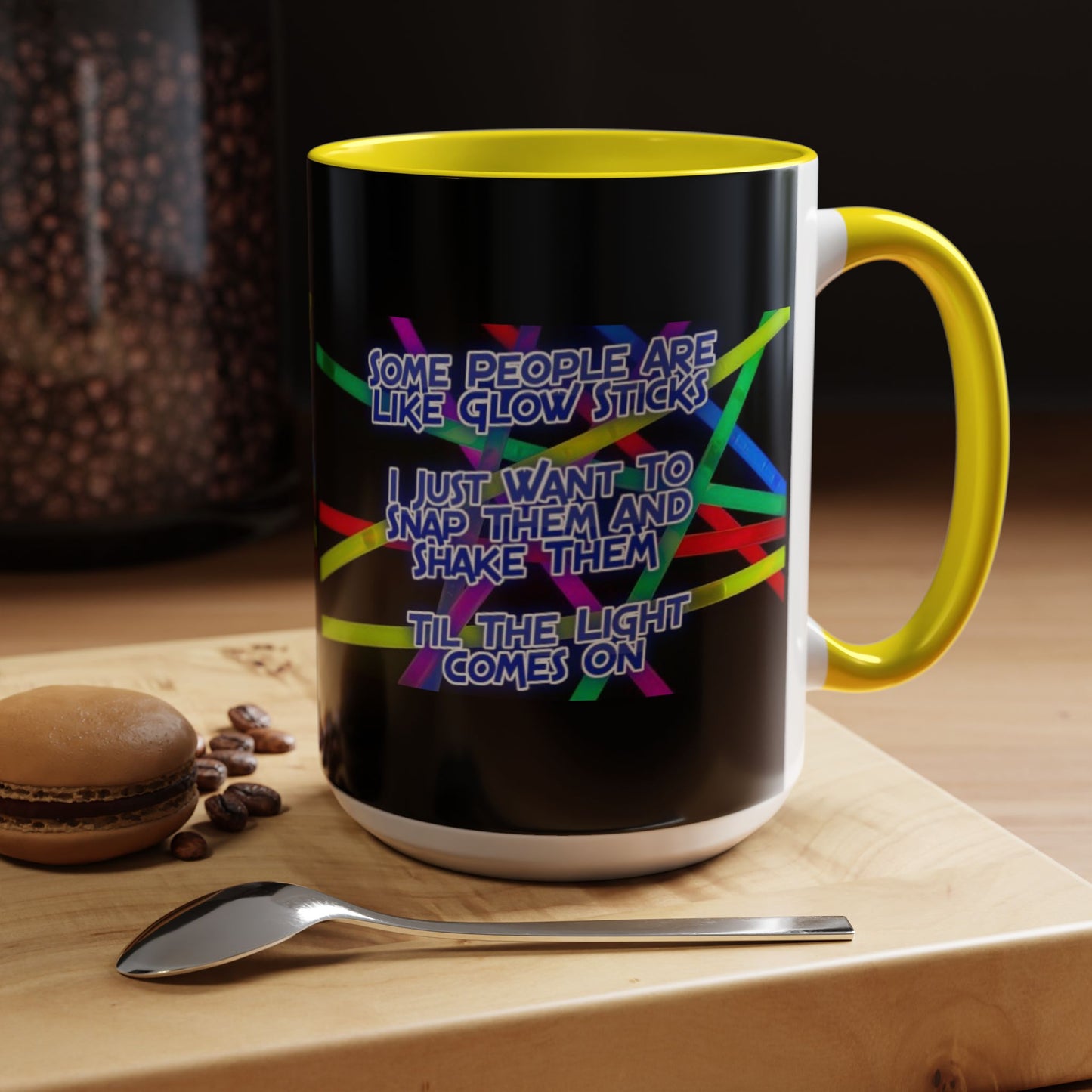 Glow Sticks 2-Tone Coffee Mug