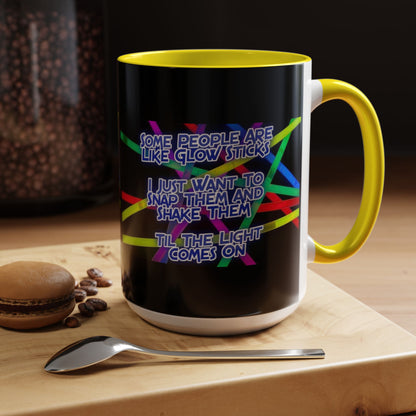 Glow Sticks 2-Tone Coffee Mug