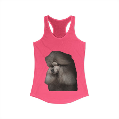Poodle Head Women's Racerback Tank