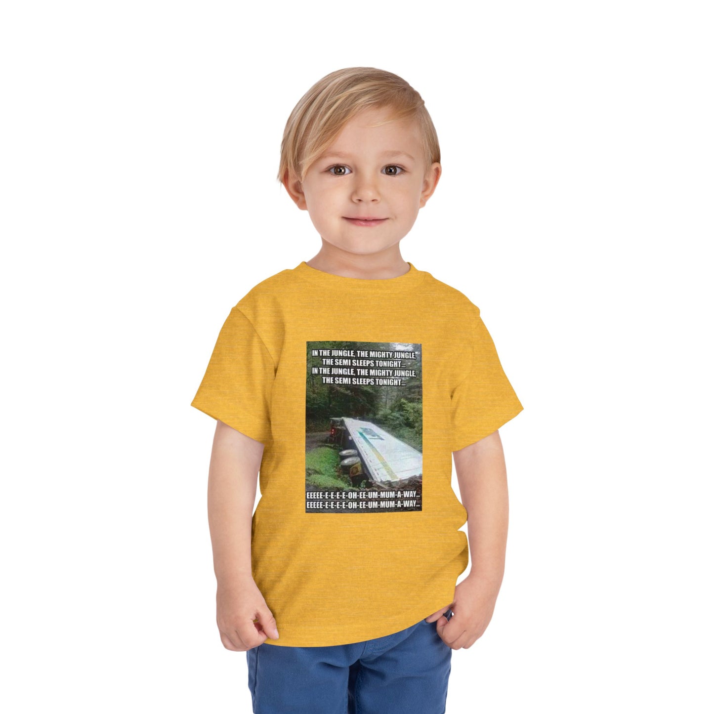 Semi Sleeps Toddler Unisex Short Sleeve Crewneck Tee