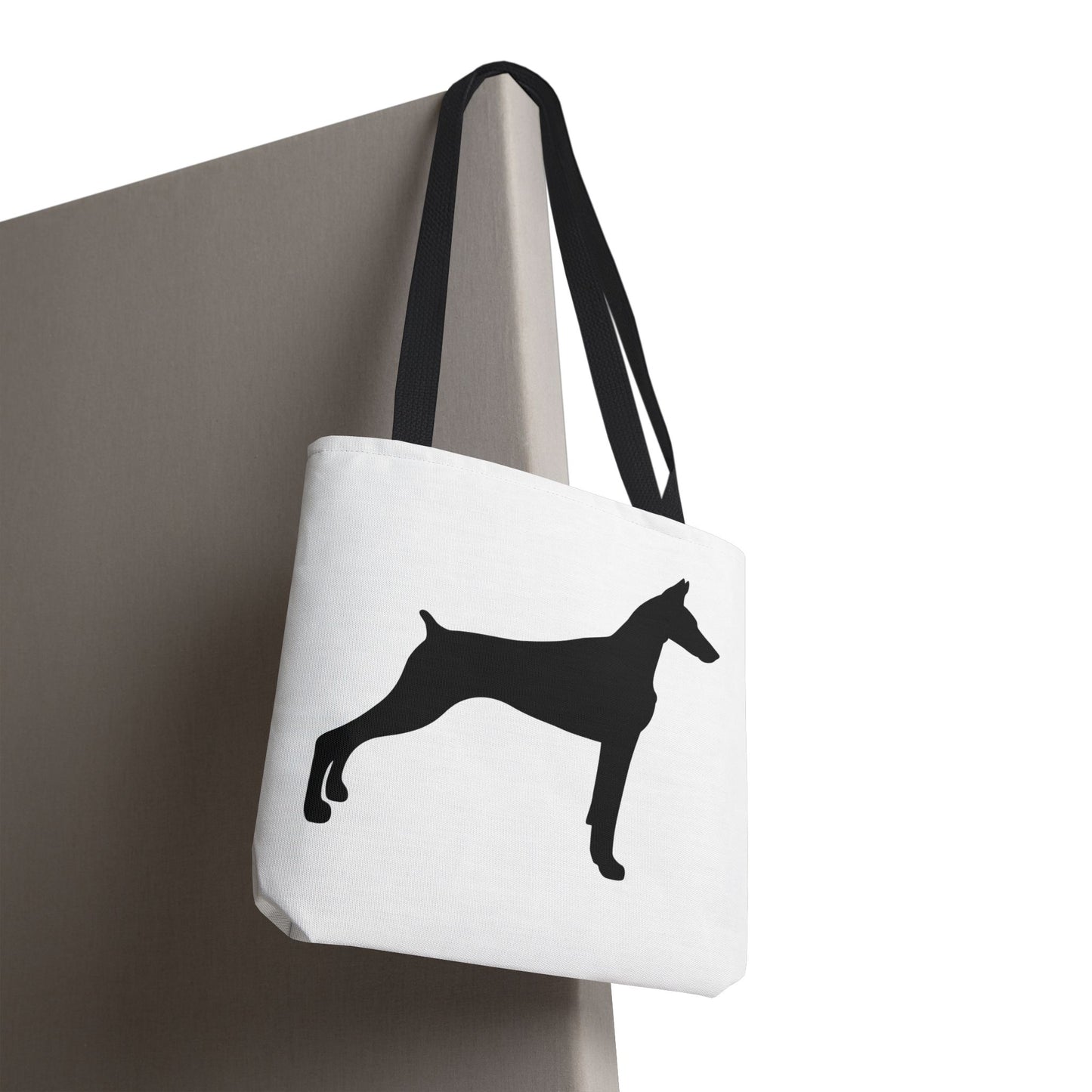 Doberman Silhouette Tote Bag