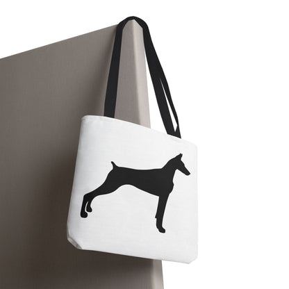Doberman Silhouette Tote Bag