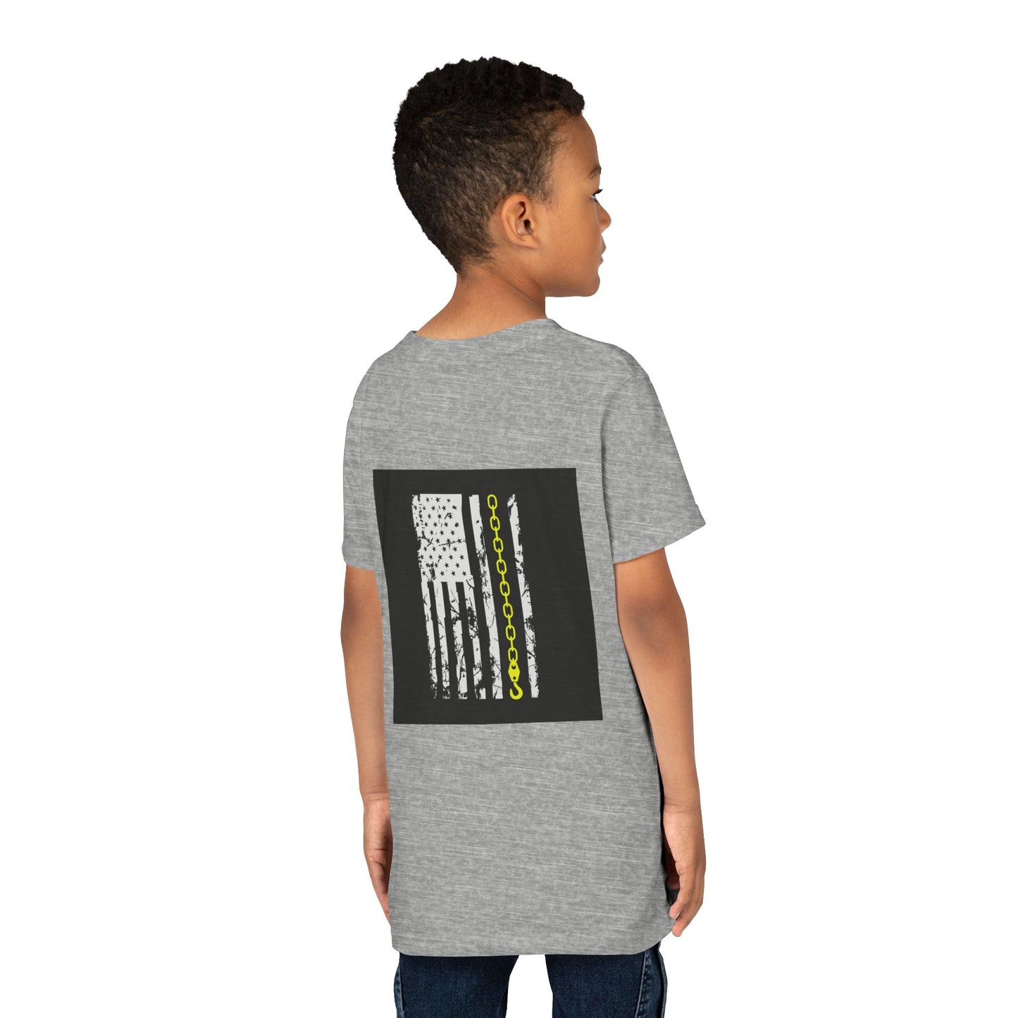 Thin Yellow Line Youth Unisex Short Sleeve Crewneck Tee