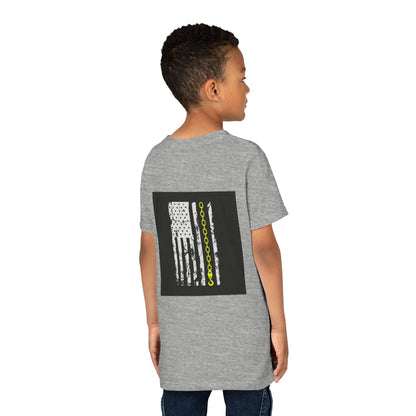 Thin Yellow Line Youth Unisex Short Sleeve Crewneck Tee