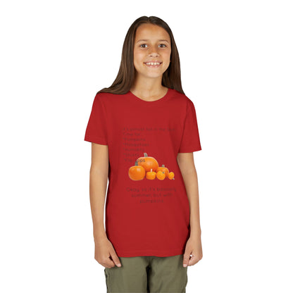 Fall In The South Youth Unisex Short Sleeve Crewneck Tee