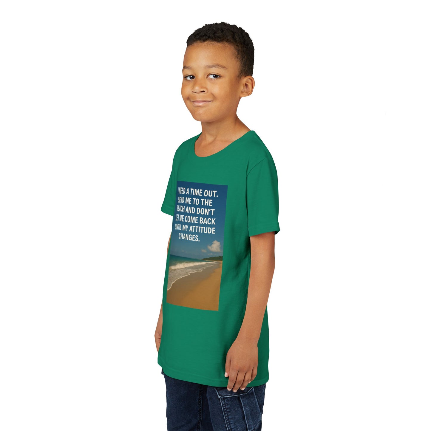 Time Out Youth Unisex Short Sleeve Crewneck Tee