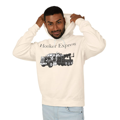 H**ker Express Heavy Tow Truck Unisex Lightweight Hoodie