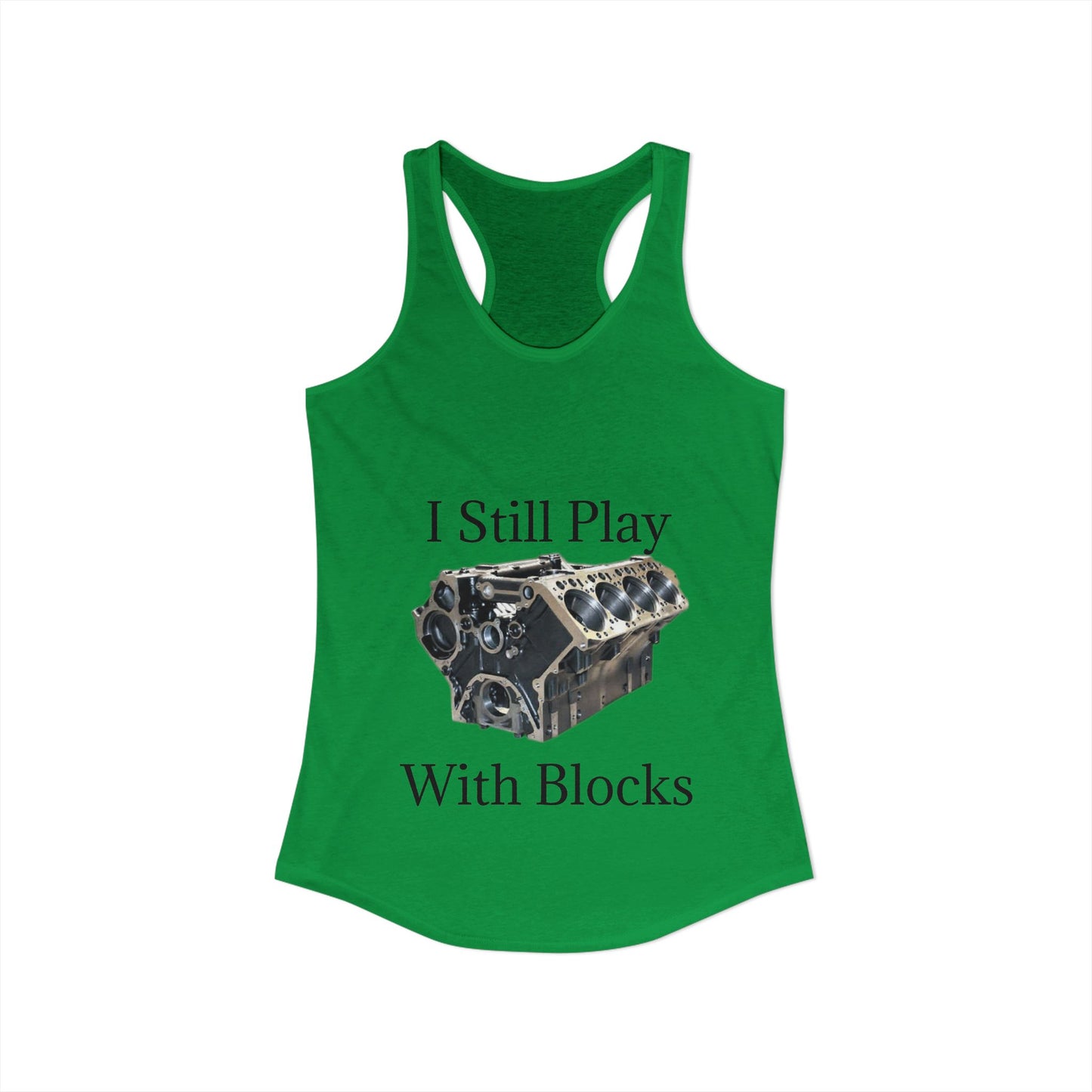 Play With Blocks Women's Racerback Tank