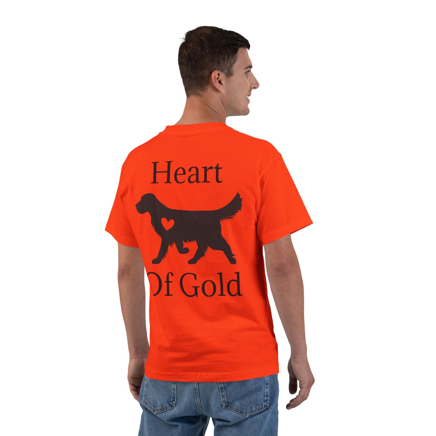Heart Of Gold Men's Short-Sleeve Crewneck Tee