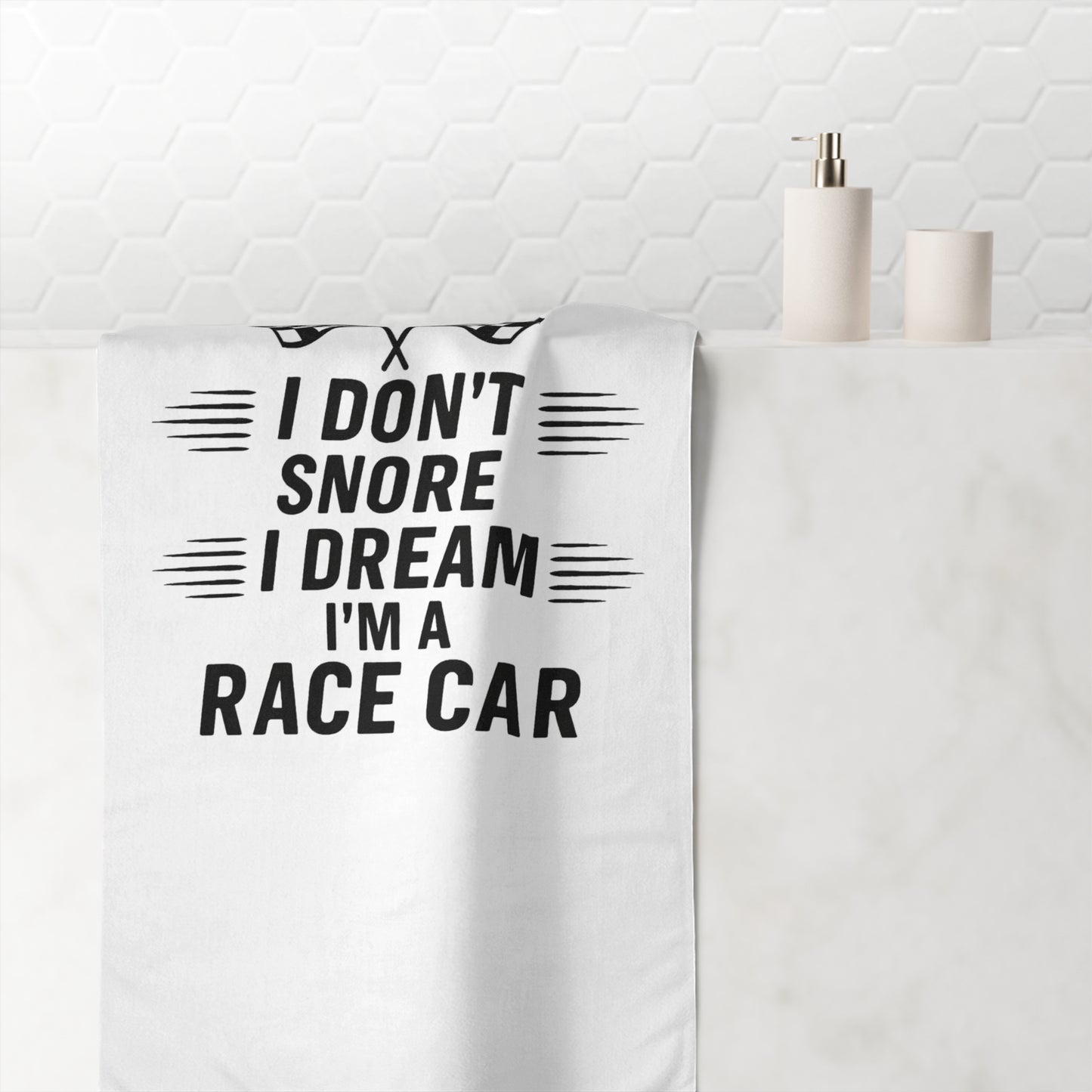 I Don't Snore Mink-Cotton  Beach Towel