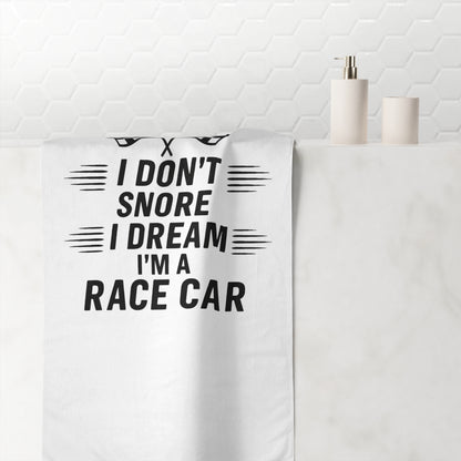 I Don't Snore Mink-Cotton  Beach Towel