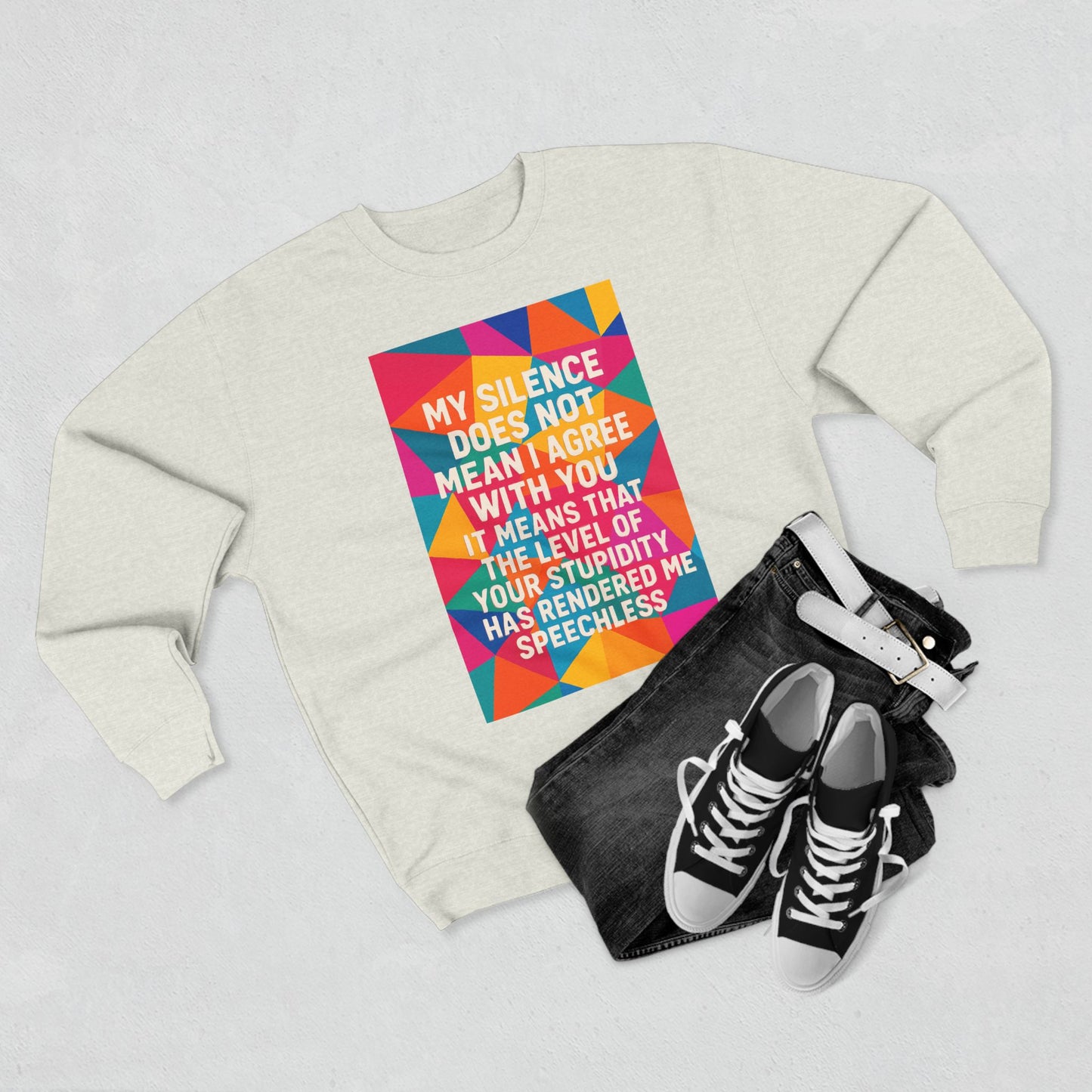 Speechless Unisex Crewneck Sweatshirt