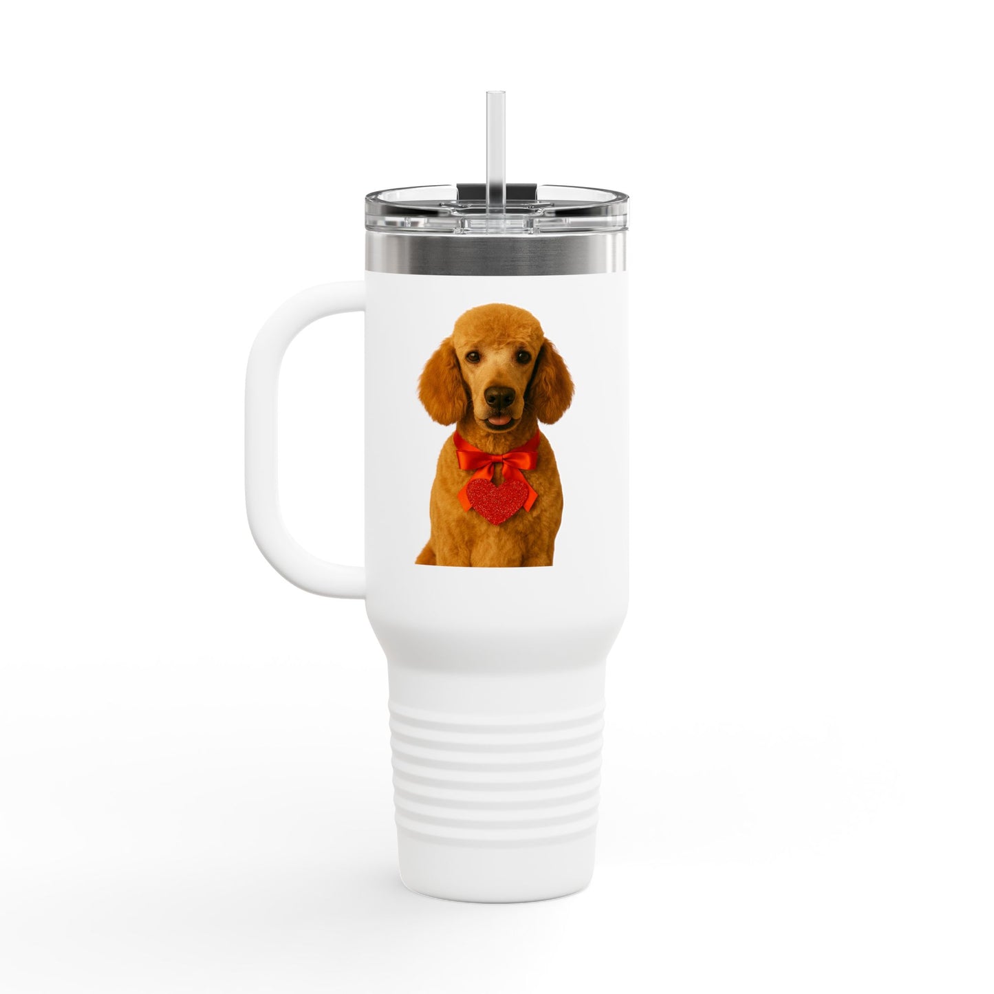 Cupid's Companion Poodle Insulated Travel Mug