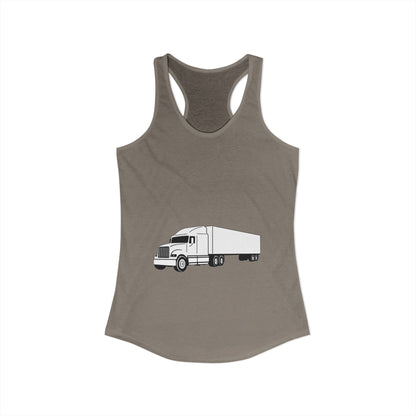 Semi Truck Women's Racerback Tank