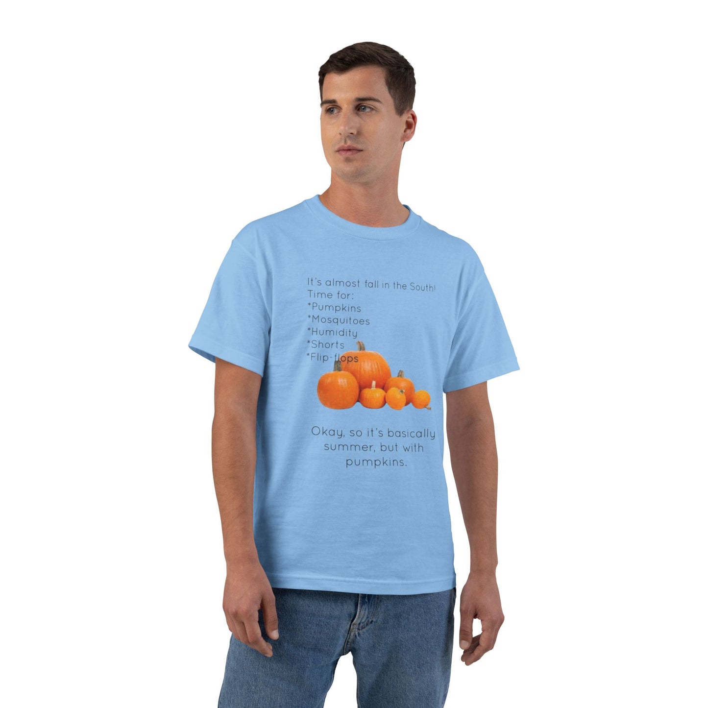 Fall In The South Men's Short-Sleeve Crewneck Tee