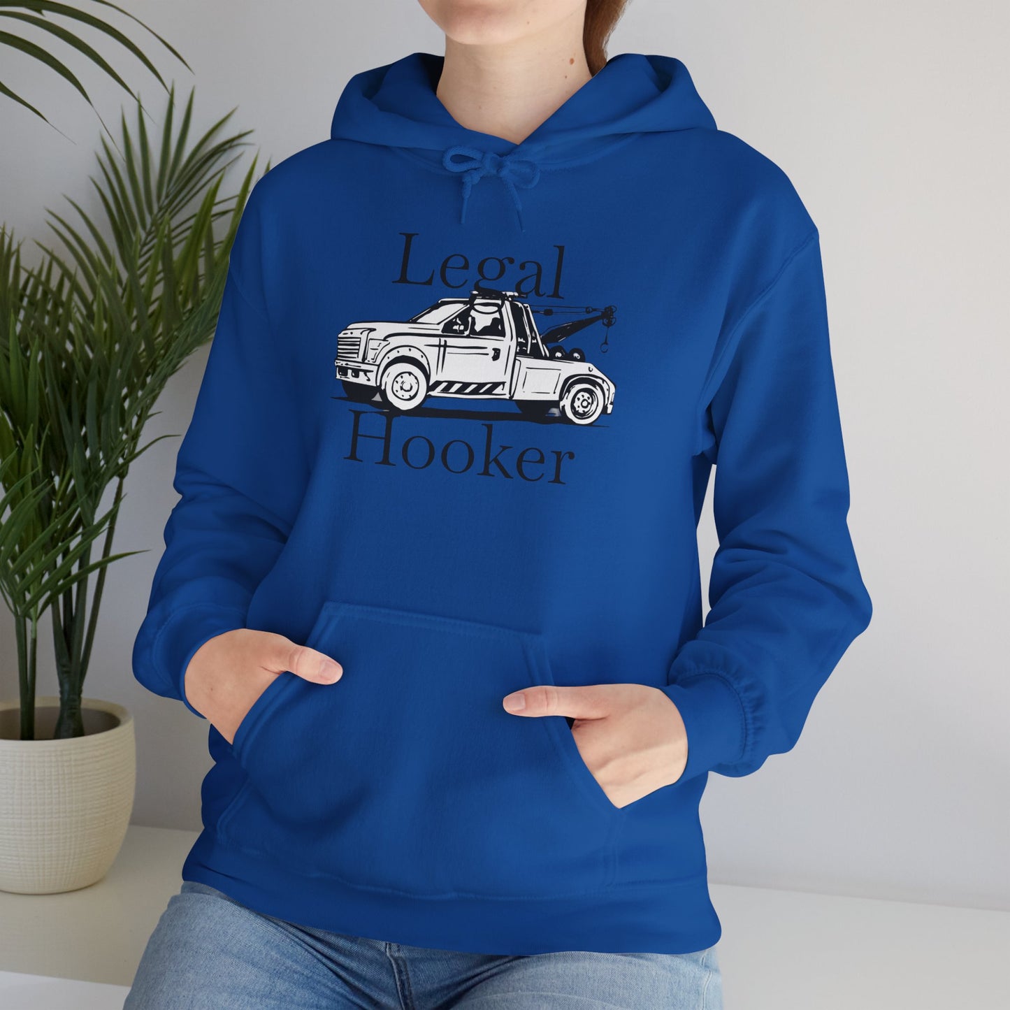 Legal H**ker Wheel Lift Tow Truck Unisex Hoodie