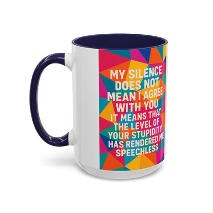 Speechless 2-Tone Coffee Mug