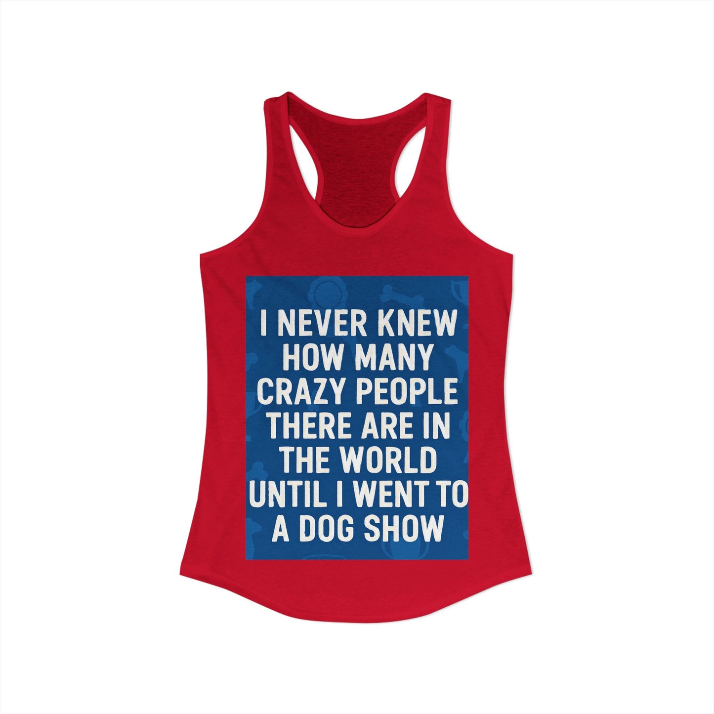 Never Knew Women's Racerback Tank