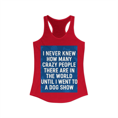 Never Knew Women's Racerback Tank