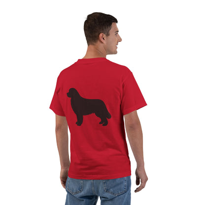 Newfie Silhouette Men's Short-Sleeve Crewneck Tee