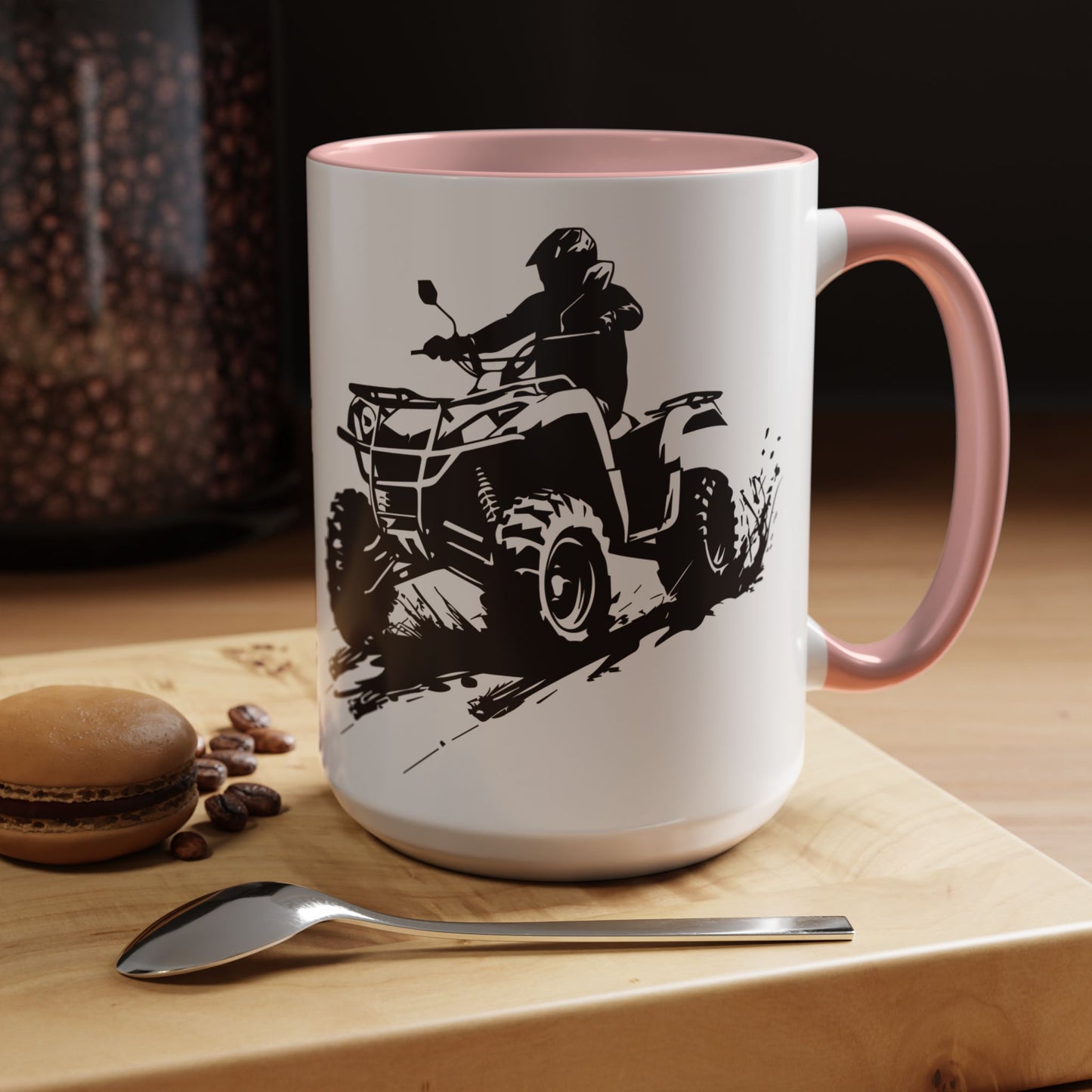Slingin' Mud Quad 2-Tone Coffee Mug