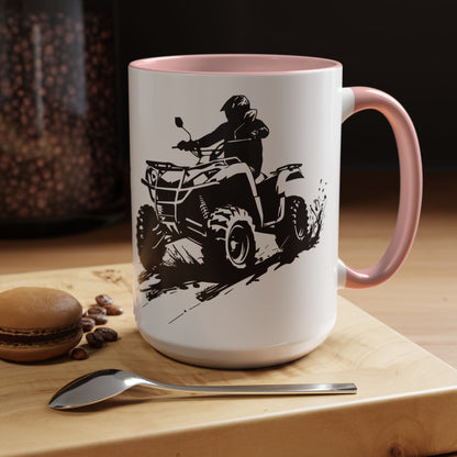 Slingin' Mud Quad 2-Tone Coffee Mug