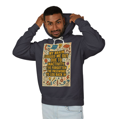 Logged Out Unisex Lightweight Hoodie